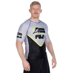 BFCM Peak Judo Short Sleeve Rashguard Grey