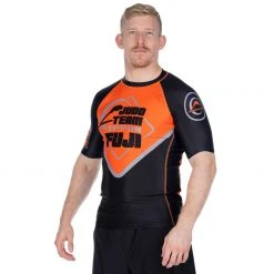 IMatt Sportswear Peak Judo Short Sleeved Rashguard Orange