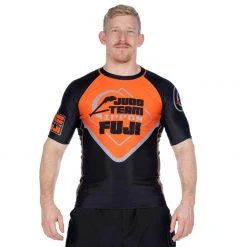 IMatt Sportswear Peak Judo Short Sleeved Rashguard Orange