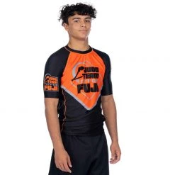 BFCM Peak Judo Short Sleeve Rashguard Orange