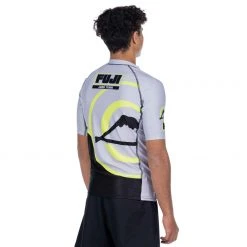 BFCM Peak Judo Short Sleeve Rashguard Grey