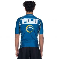 BFCM Skyline Judo Short Sleeve Rashguard Blue
