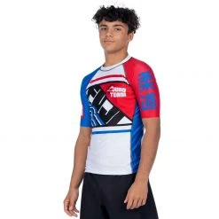 BFCM Skyline Judo Short Sleeve Rashguard White 8 BFCM Skyline Judo Short Sleeve Rashguard White