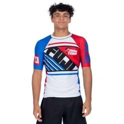 BFCM Skyline Judo Short Sleeve Rashguard White