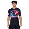 BFCM Skyline Judo Short Sleeve Rashguard Black