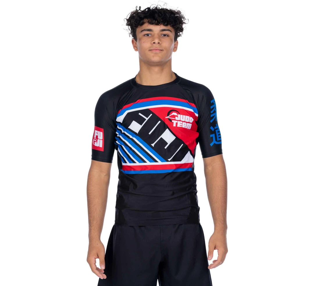 BFCM Skyline Judo Short Sleeve Rashguard Black 1 BFCM Skyline Judo Short Sleeve Rashguard Black