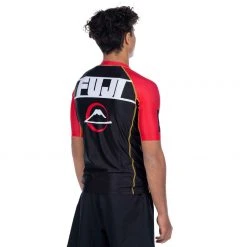 BFCM Skyline Judo Short Sleeve Rashguard Red