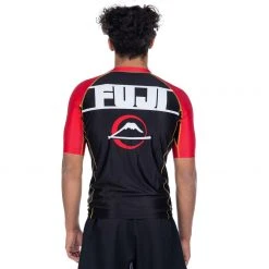 BFCM Skyline Judo Short Sleeve Rashguard Red