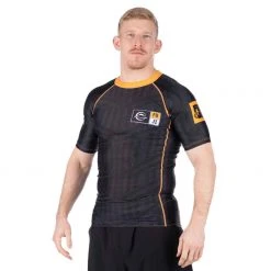 BFCM Jiu Jitsu Team FUJI Short Sleeve Rashguard Black
