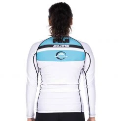 Blowout Jiu Jitsu Reversal Girl's Long Sleeve Rashguard White