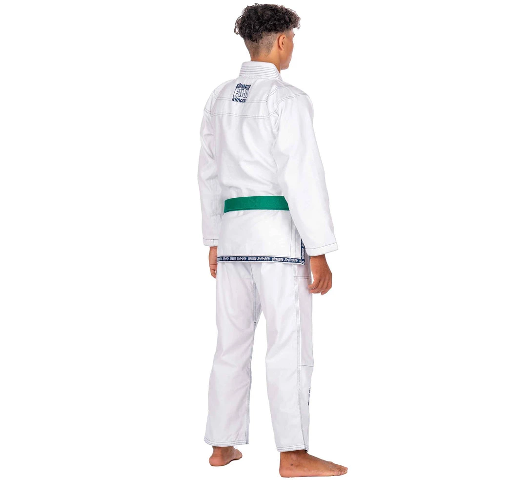 BFCM Jiu Jitsu Suparaito Kids White BJJ Gi BFCM Jiu Jitsu Suparaito Kids White BJJ Gi