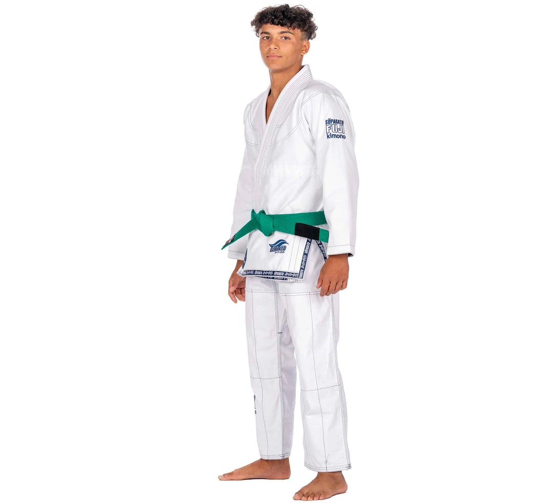 BFCM Jiu Jitsu Suparaito Kids White BJJ Gi BFCM Jiu Jitsu Suparaito Kids White BJJ Gi