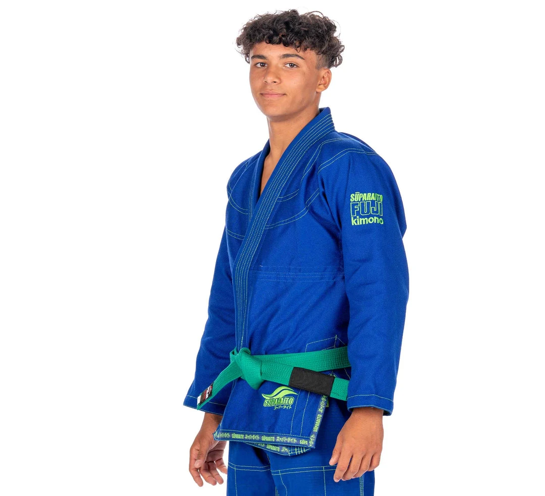 BFCM Jiu Jitsu Suparaito Kids Blue BJJ Gi 2 BFCM Jiu Jitsu Suparaito Kids Blue BJJ Gi