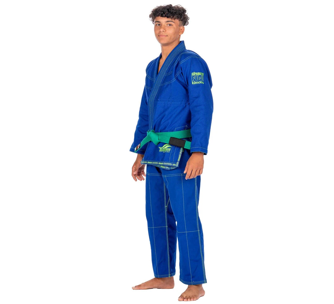BFCM Jiu Jitsu Suparaito Kids Blue BJJ Gi 5 BFCM Jiu Jitsu Suparaito Kids Blue BJJ Gi