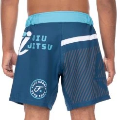 BFCM Script Grappling Shorts Blue Jiu Jitsu