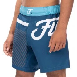 BFCM Script Grappling Shorts Blue Jiu Jitsu