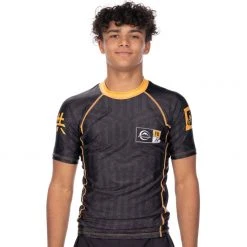 BFCM Team FUJI Short Sleeve Rashguard Black [ADULT SIZES] Jiu Jitsu