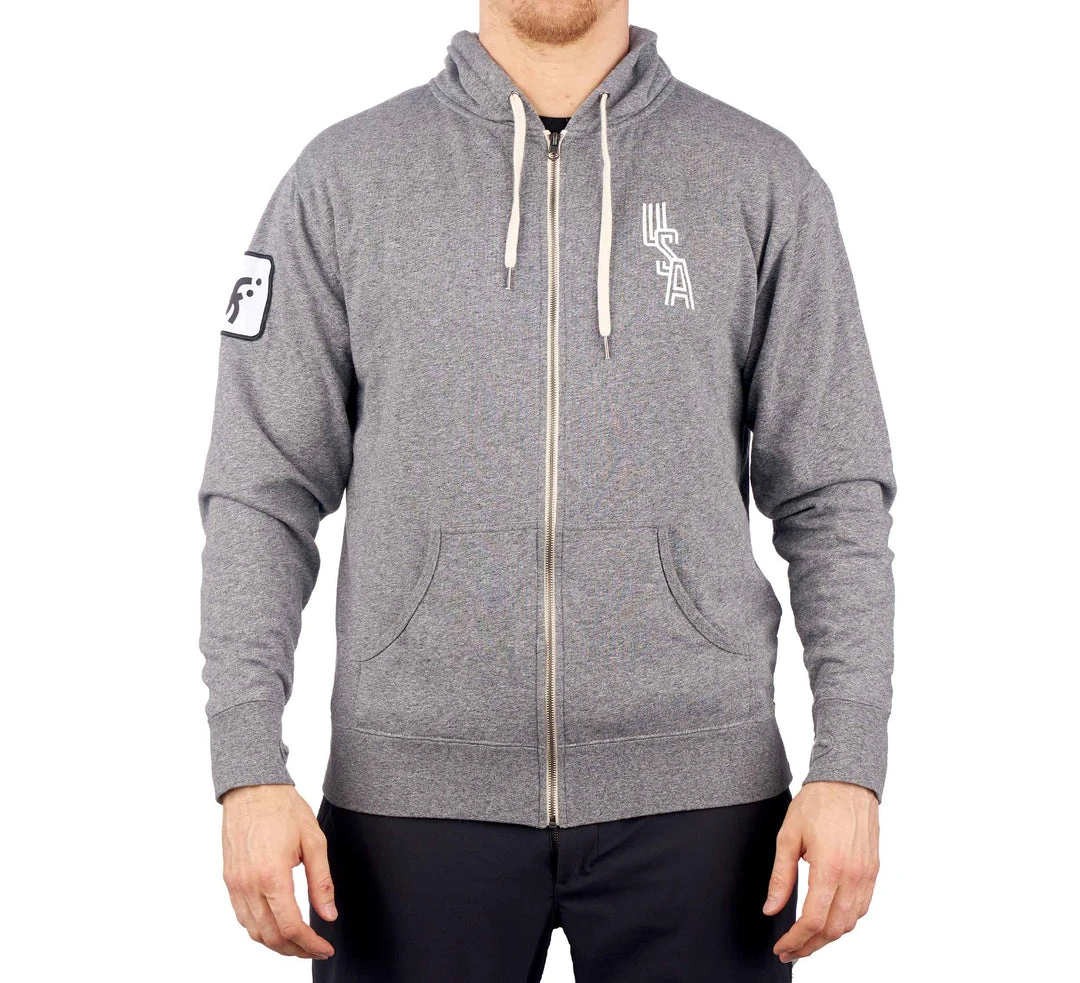 Hatashita Sports US Judo Zip Up Hoodie (Unisex Sizing) Hatashita Sports US Judo Zip Up Hoodie (Unisex Sizing)