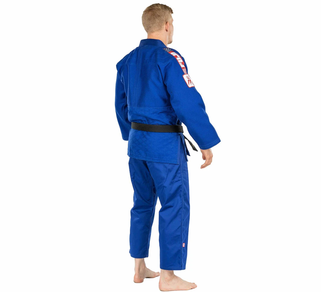 Deelux USA Judo Single Weave Gi 2.0 Blue 4 Deelux USA Judo Single Weave Gi 2.0 Blue