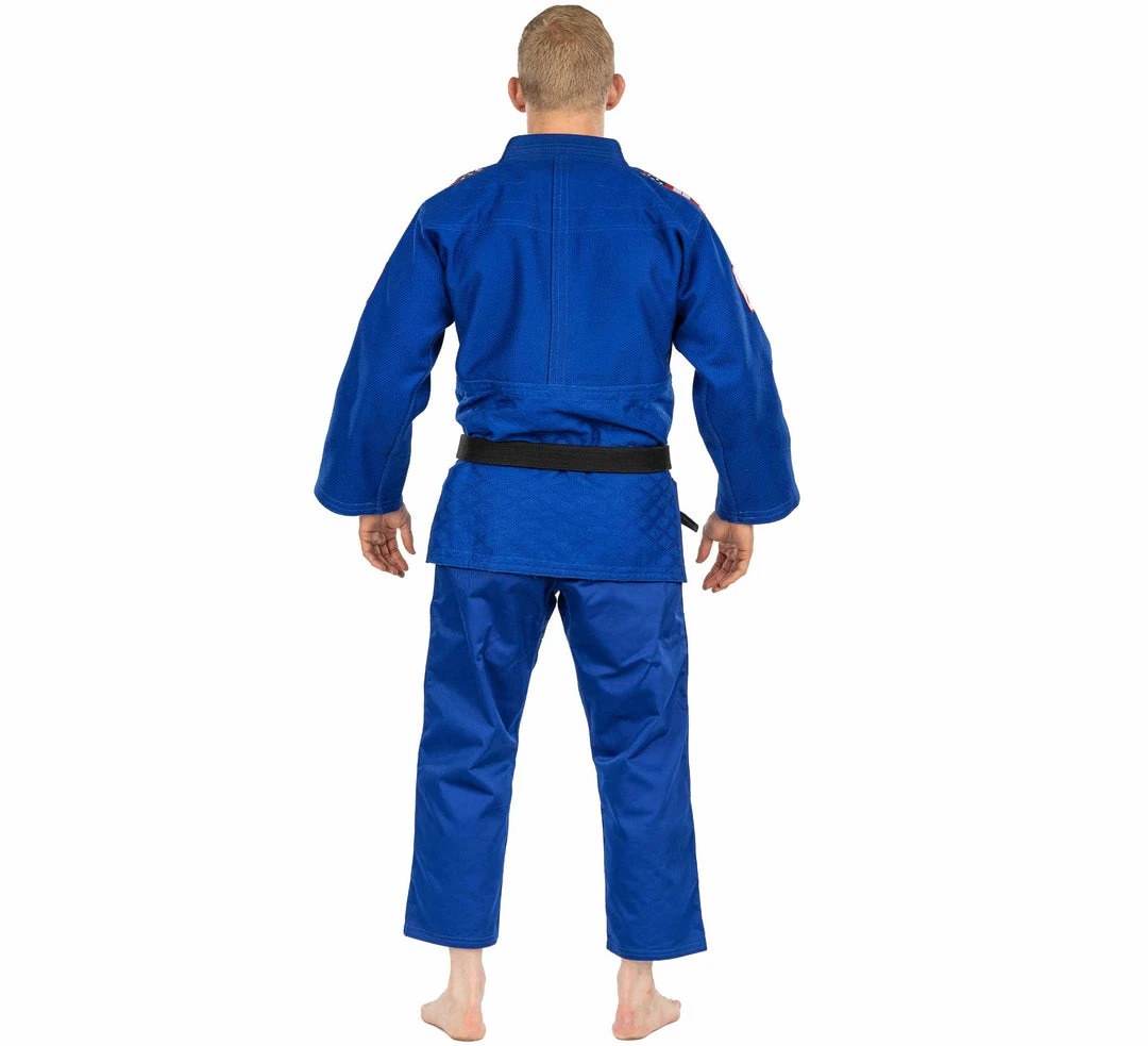 Deelux USA Judo Single Weave Gi 2.0 Blue 6 Deelux USA Judo Single Weave Gi 2.0 Blue