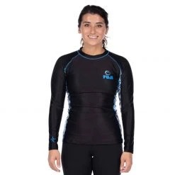 BFCM Kimono Kid's Long Sleeve Rashguard Blue Jiu Jitsu