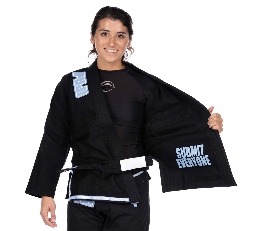 BFCM Jiu Jitsu Submit Everyone Girl's BJJ Gi Blue 8 BFCM Jiu Jitsu Submit Everyone Girl's BJJ Gi Blue