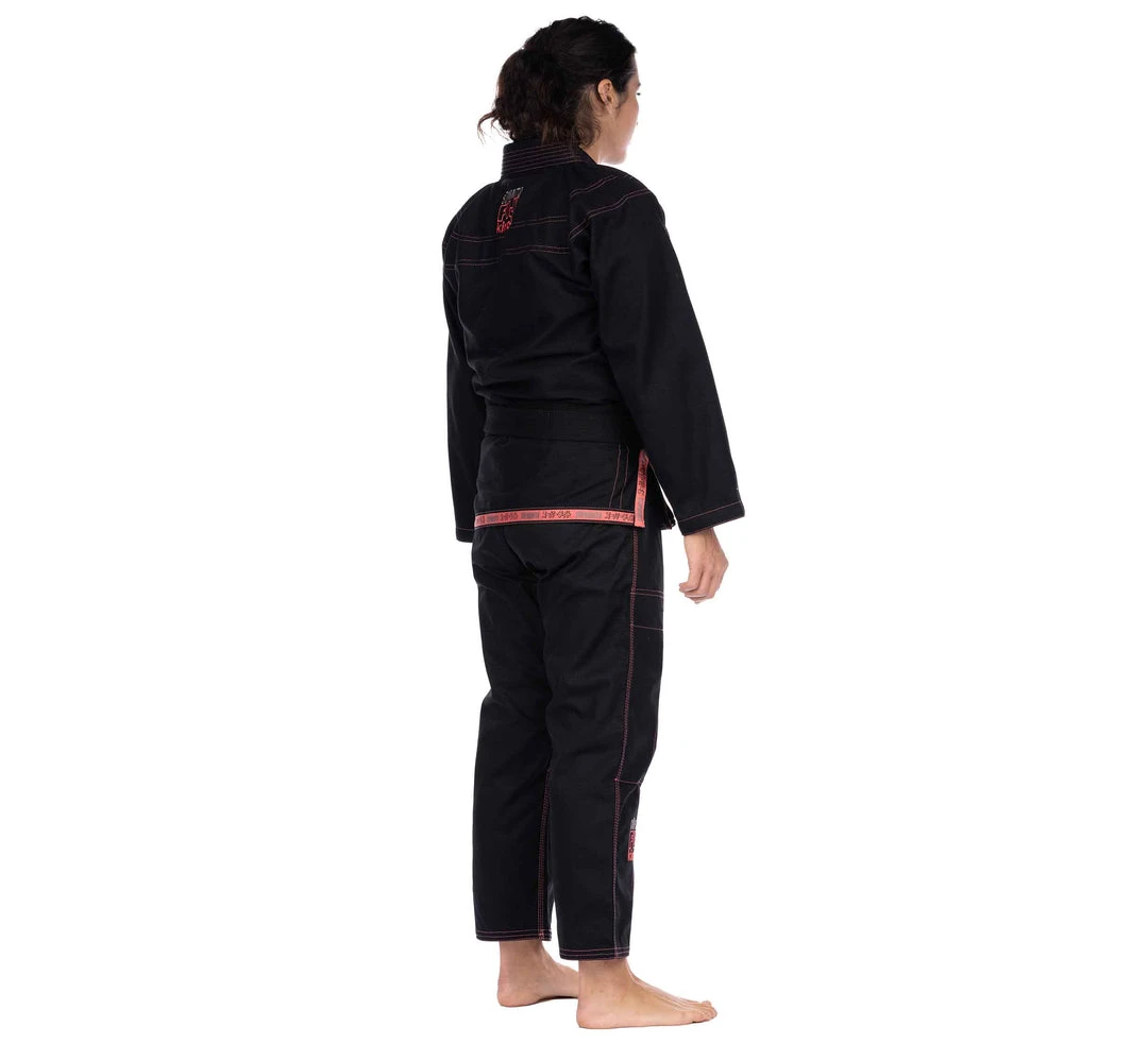 BFCM Jiu Jitsu Suparaito Girl's BJJ Gi Pink 7 BFCM Jiu Jitsu Suparaito Girl's BJJ Gi Pink