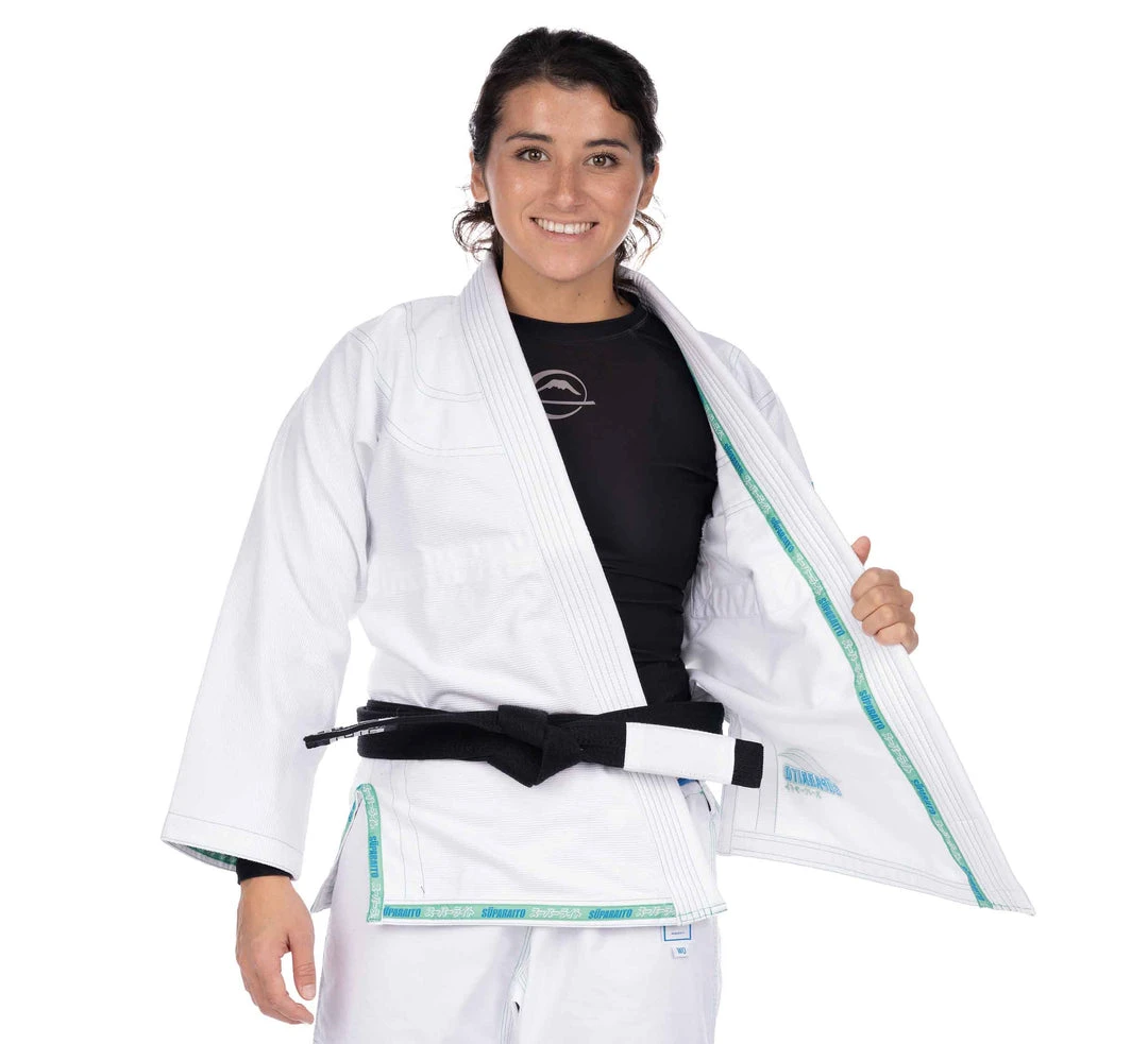 BFCM Suparaito Girl's BJJ Gi Teal 9 BFCM Suparaito Girl's BJJ Gi Teal